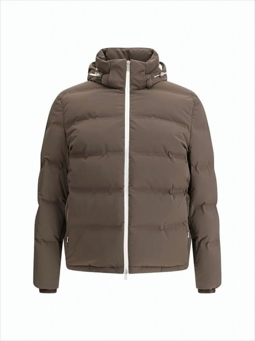 Brunello Cucinelli Padded Down Jacket With High Collar
