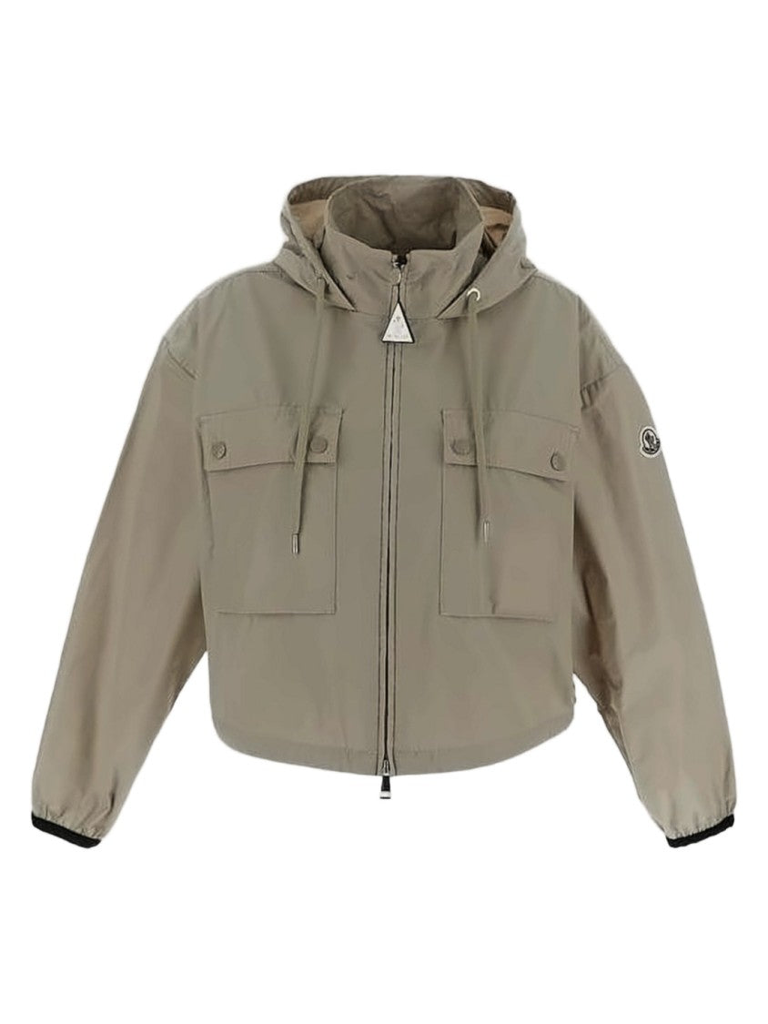 Moncler Cropped Moncler Jacket With Adjustable Hood