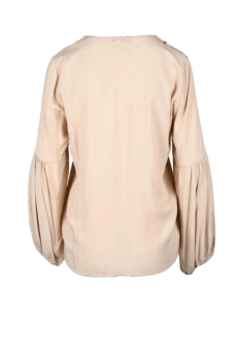 Think Beige Viscose Blouse