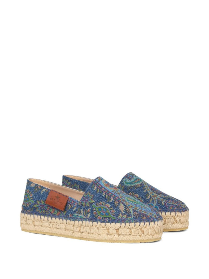 Etro Slip-On Espadrilles With Floral Paisley Design