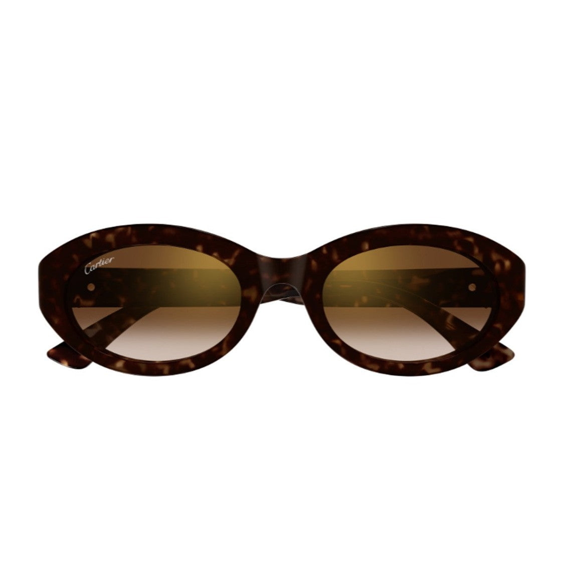 Cartier Havana C De Cartier Recycled Acetate Almond Sunglasses