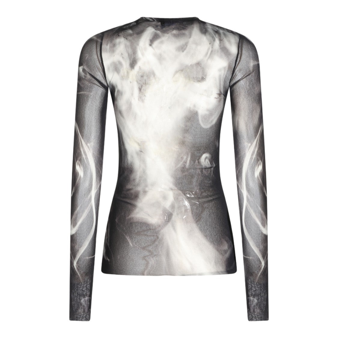 Jean Paul Gaultier Ethereal Smoky Print Long-Sleeve Shirt