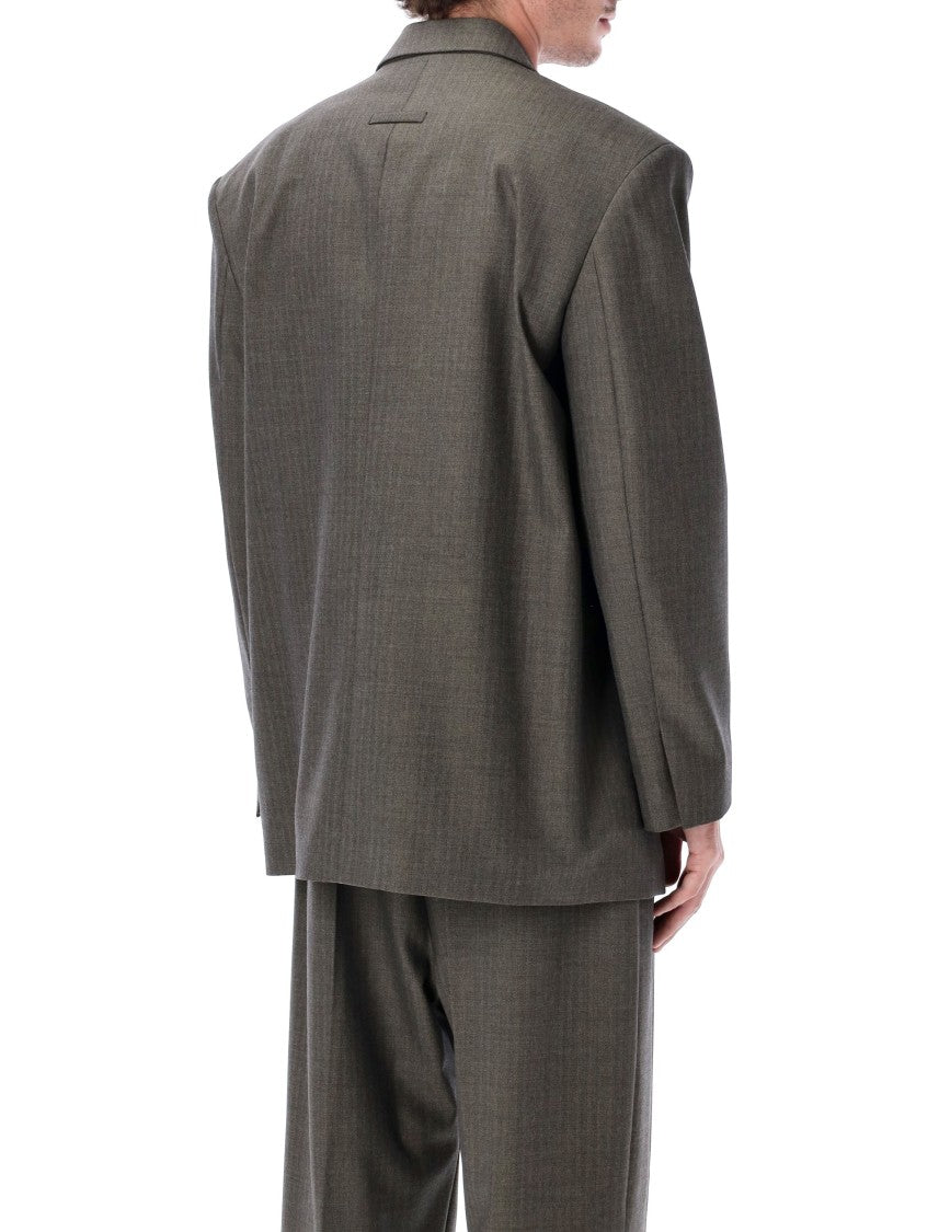 Fear Of God Chevron Wool Single-Breasted Blazer