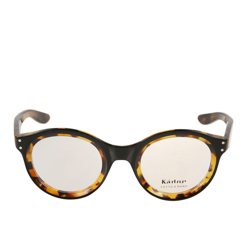 Kador Thick Thick Tortoiseshell Pattern Sunglasses With Tapered Black Temples