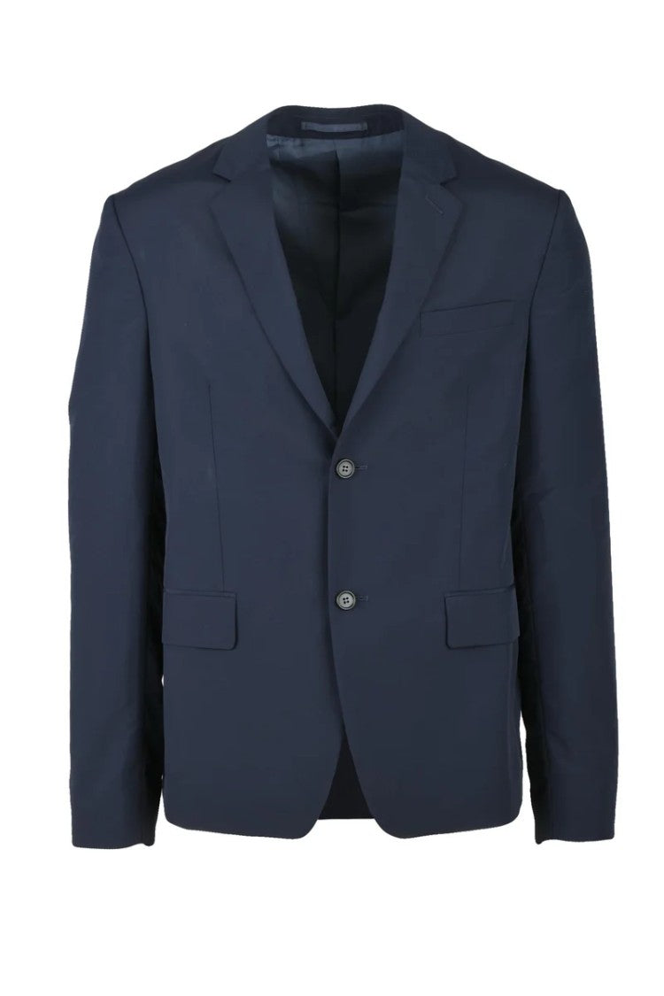 Prada Nylon Wool Jacket - Blue