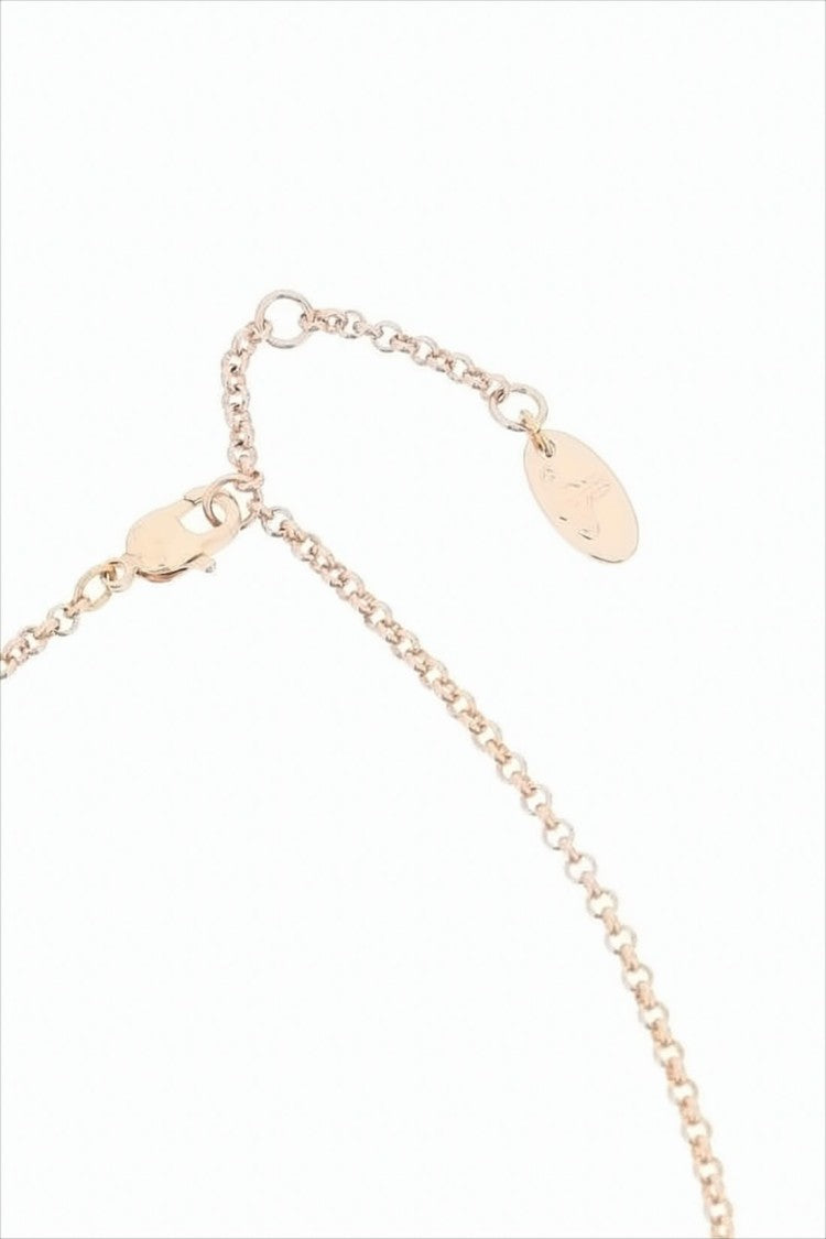 Vivienne Westwood Gold Pendant Necklace With Orb And Cross Charm