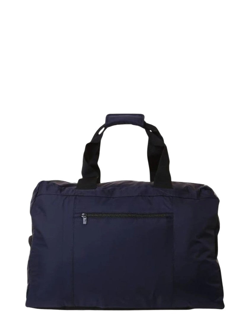 K-Way Rectangular Logo-Print Holdall Bag With Dual Zip Pockets
