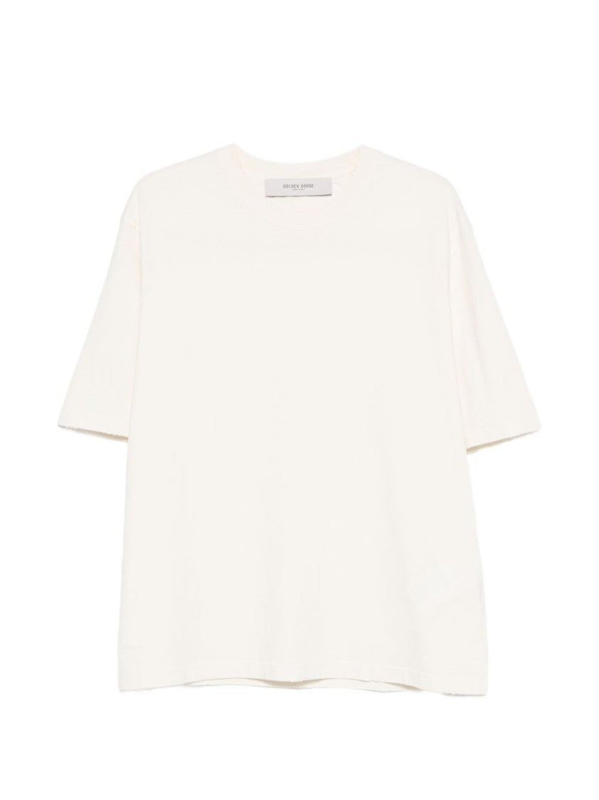 Golden Goose Silk And Nylon Straight Hem T-Shirt