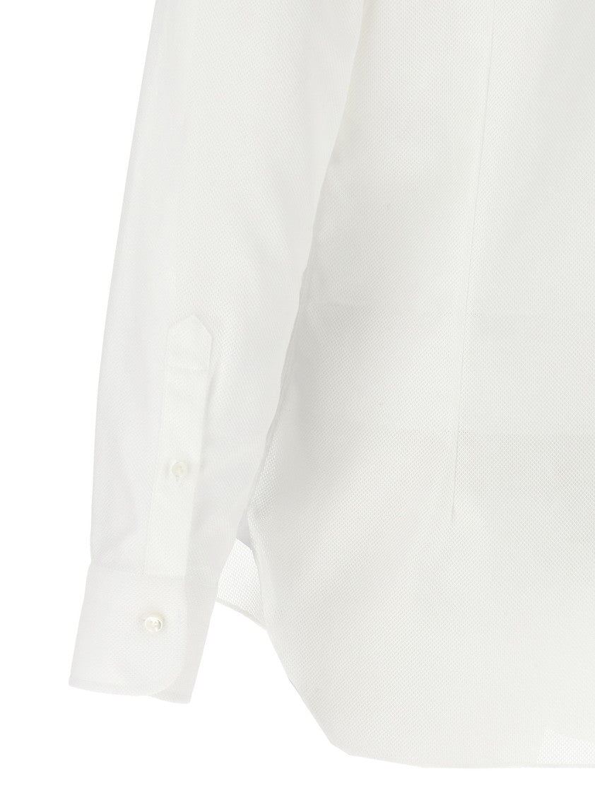 Barba Honeycomb Cotton Shirt
