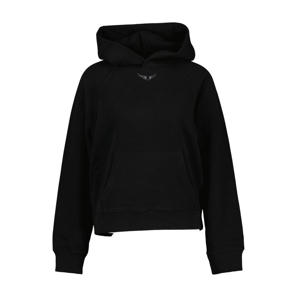 Zadig & Voltaire Georgy Pmo Wings Strass Sweat Top - Cotton - Black