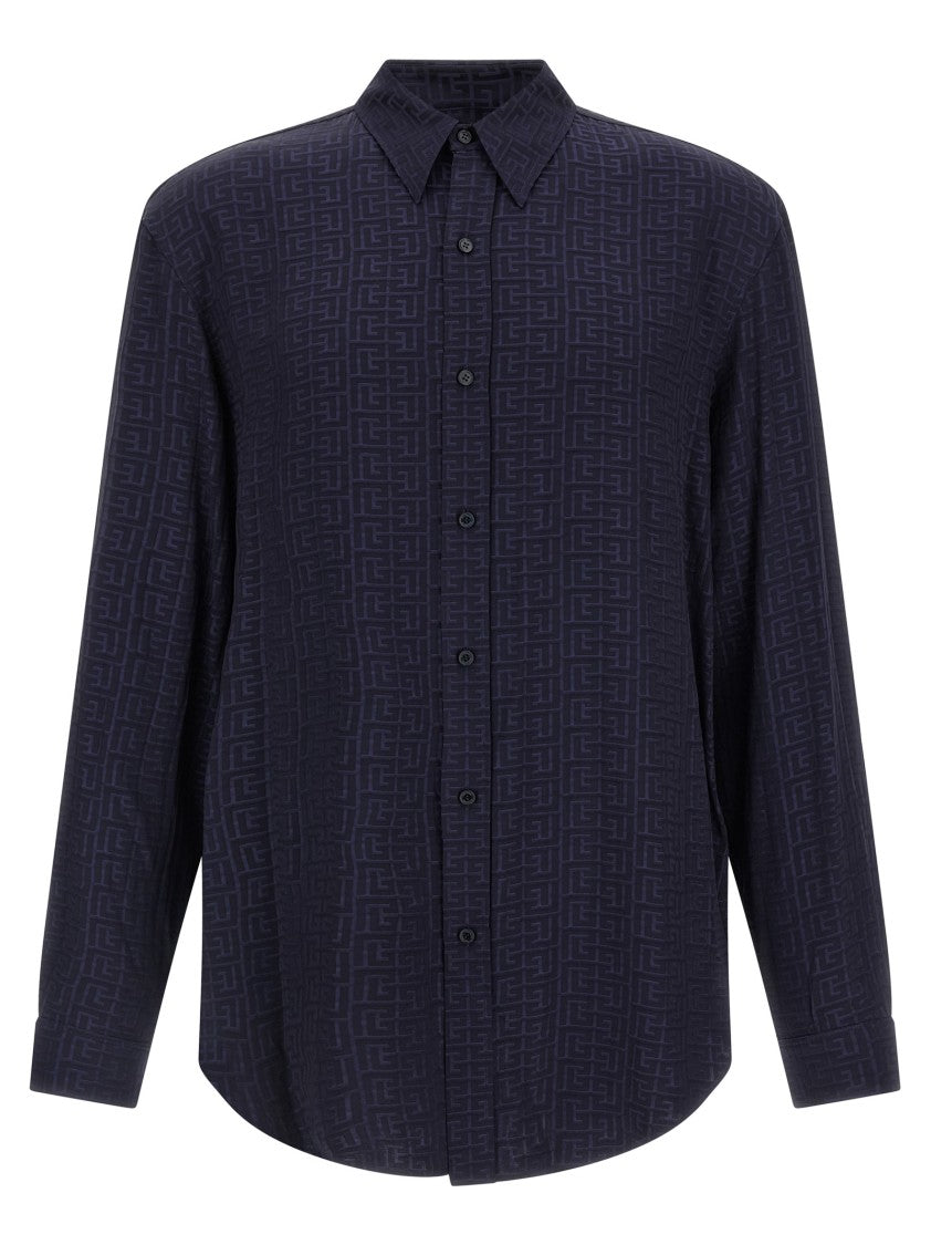Balmain Jacquard Monogram Shirt