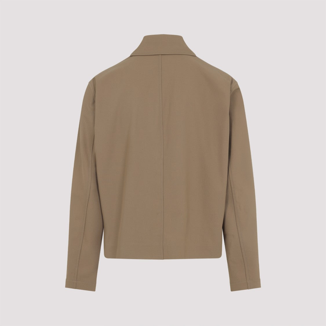 Loewe Cotton And Calfskin Blend Jacket With Button-Up Front