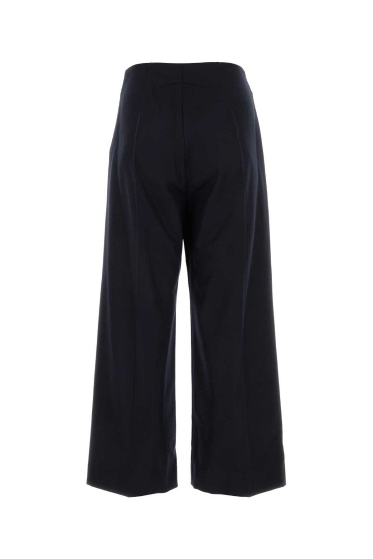 Patou Navy Blue Wool Blend Pant
