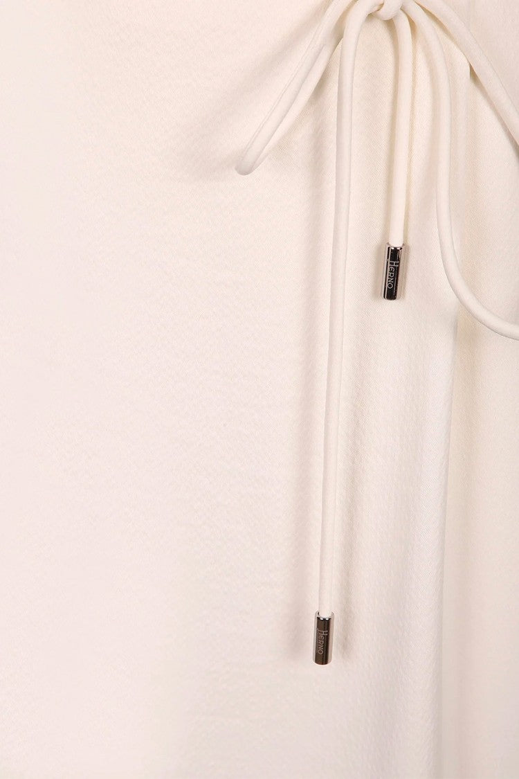 Herno Blush Short-Sleeve Belted Polyester-Blend Day Dress