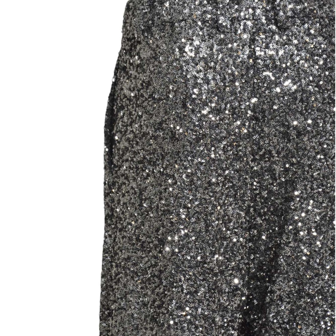 Nine Minutes Straight-Leg Pants With Micro Sequin Detailing
