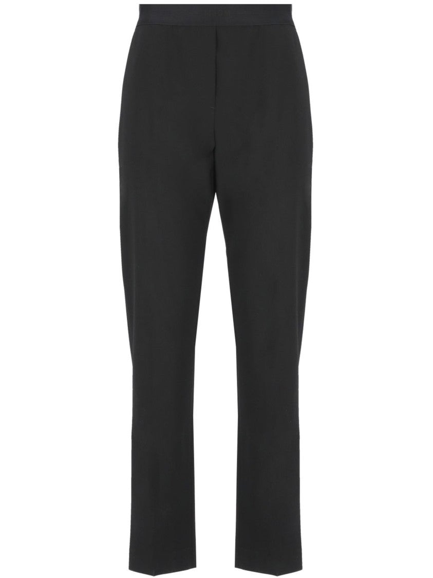 Msgm Tailored Minimalist Straight Leg Wool Pants