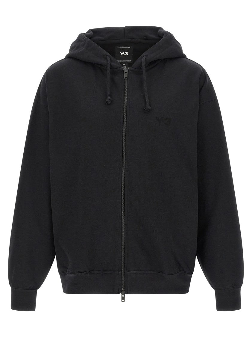 Y-3 ' Brushed Terry Zip' Hoodie