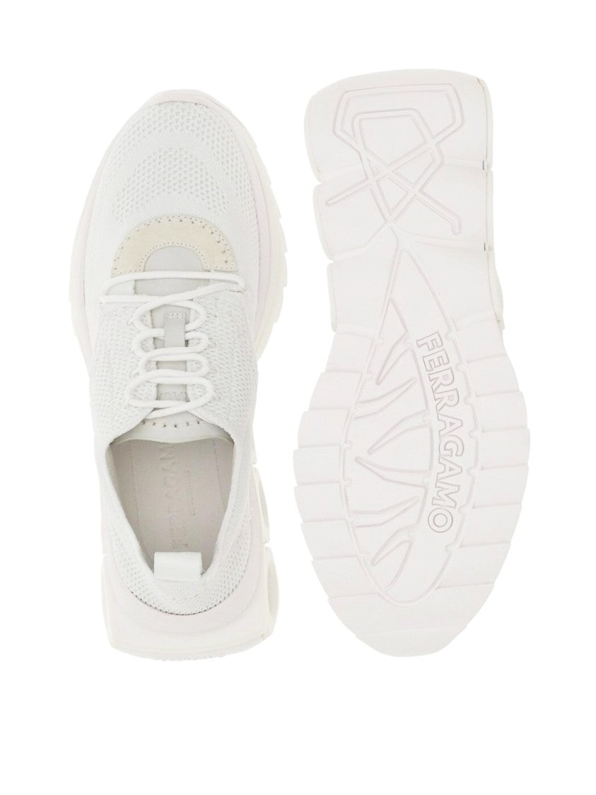 Ferragamo Nima Gancini Logo Runner Sneakers