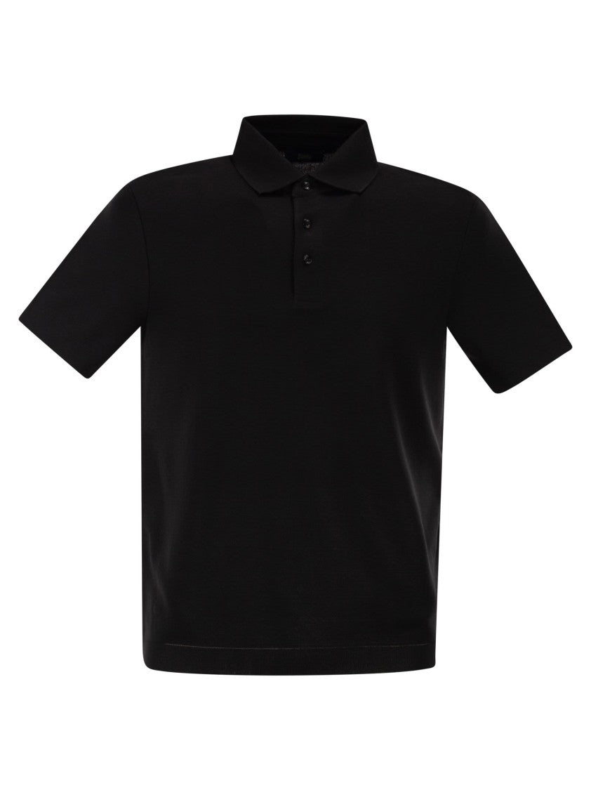 Herno Cotton Jersey Polo Shirt
