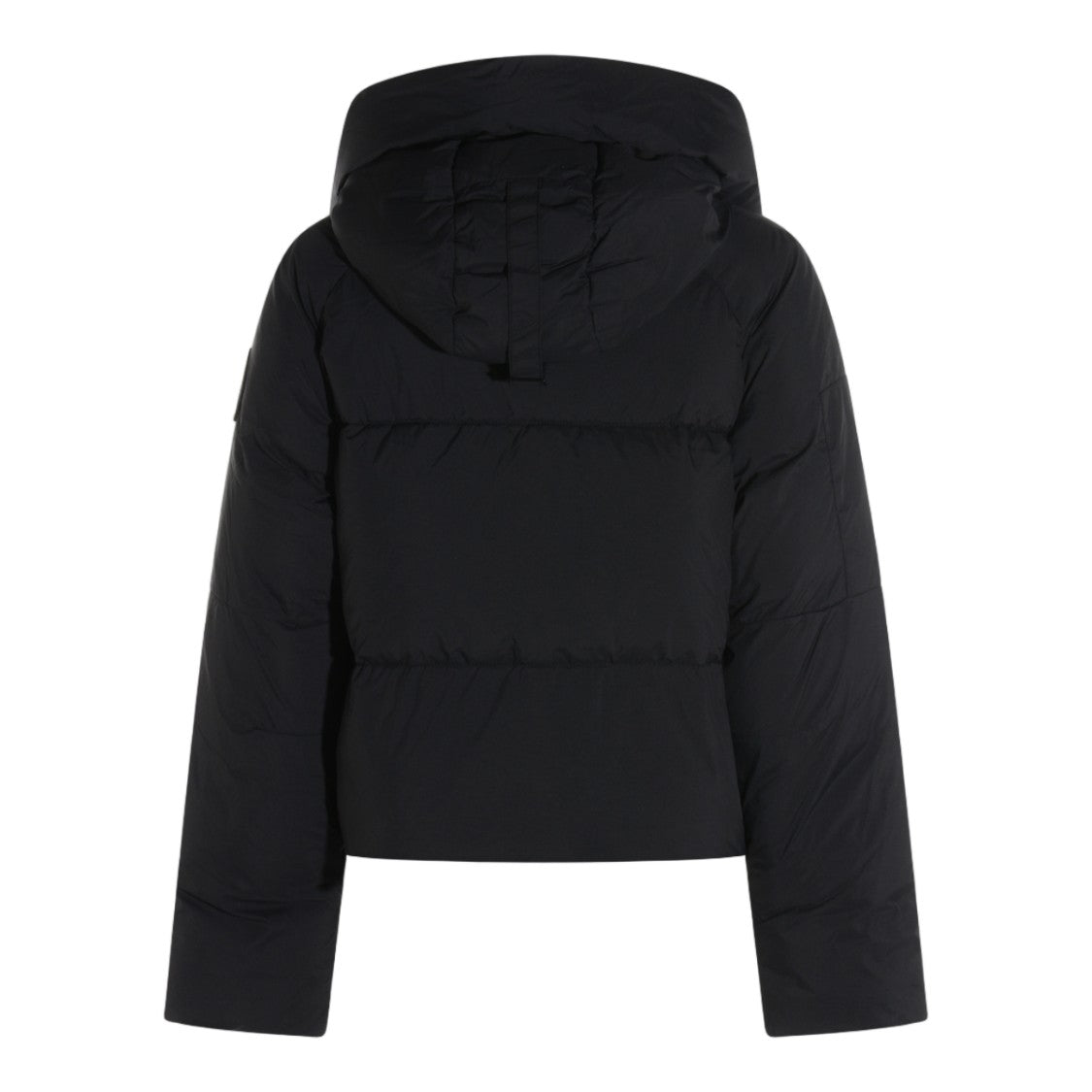 Canada Goose Cropped Puffer Coat With High Collar And Flap Pockets