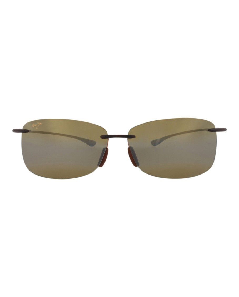 Maui Jim Square-Frame Polarized Sunglasses With Protective Case