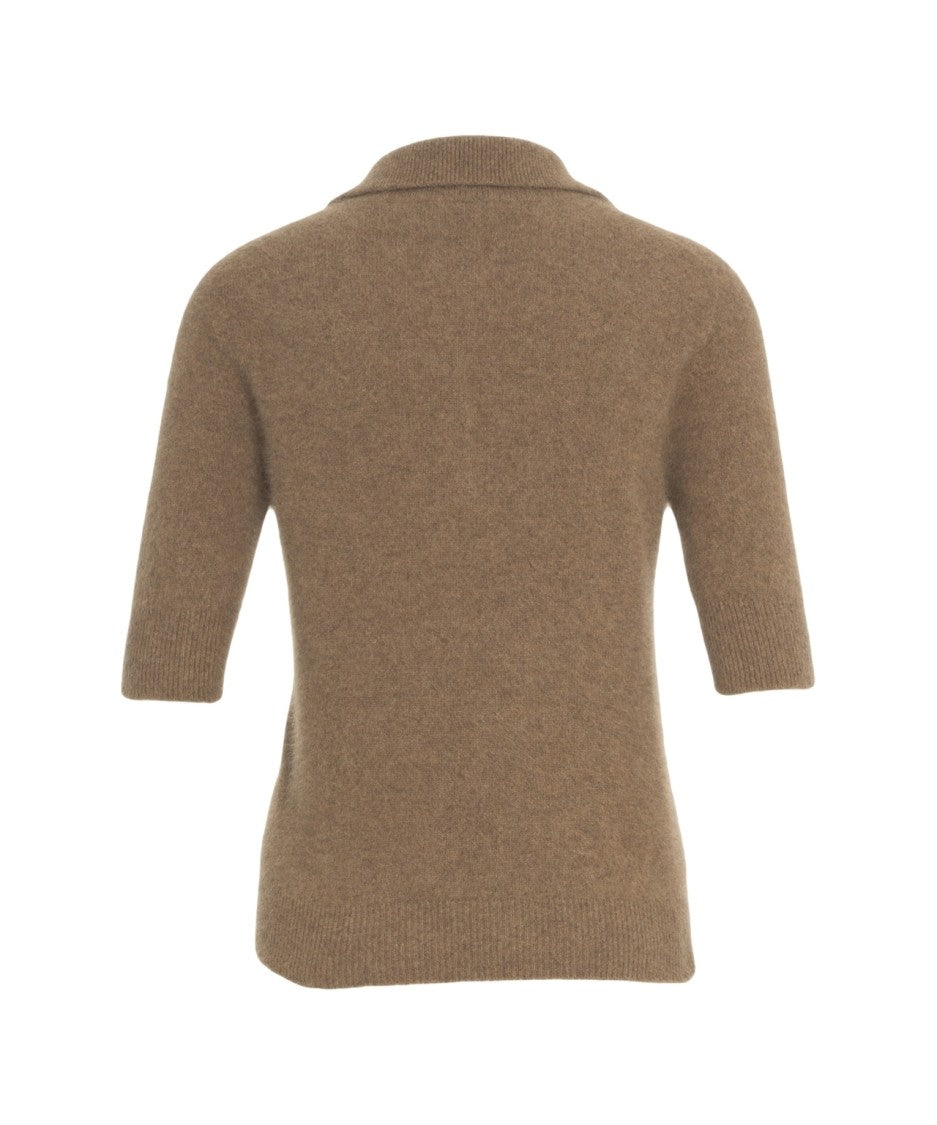 Mvm Raccoon Knit Polo Shirt