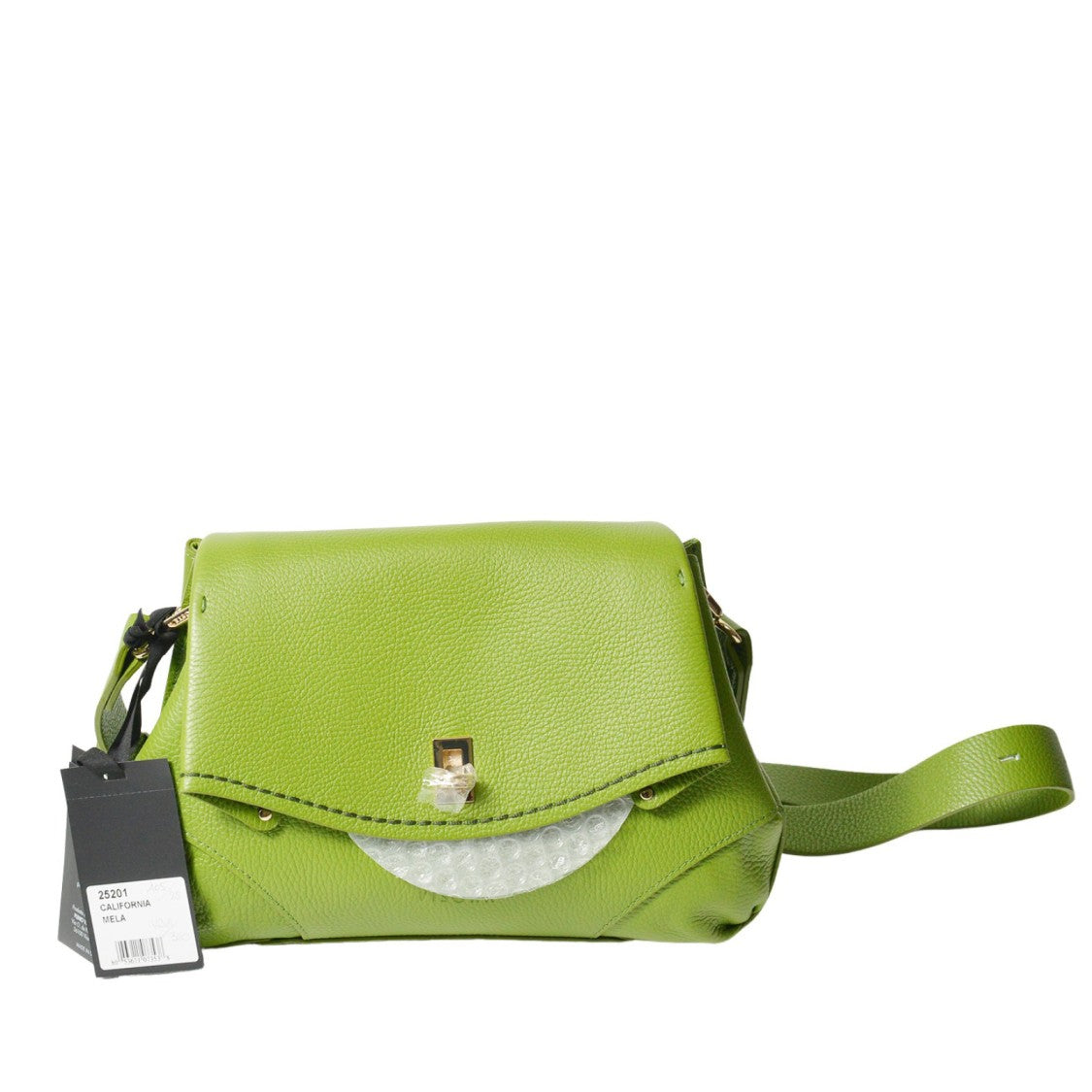 Plinio Visona' Textured Leather Shoulder Bag