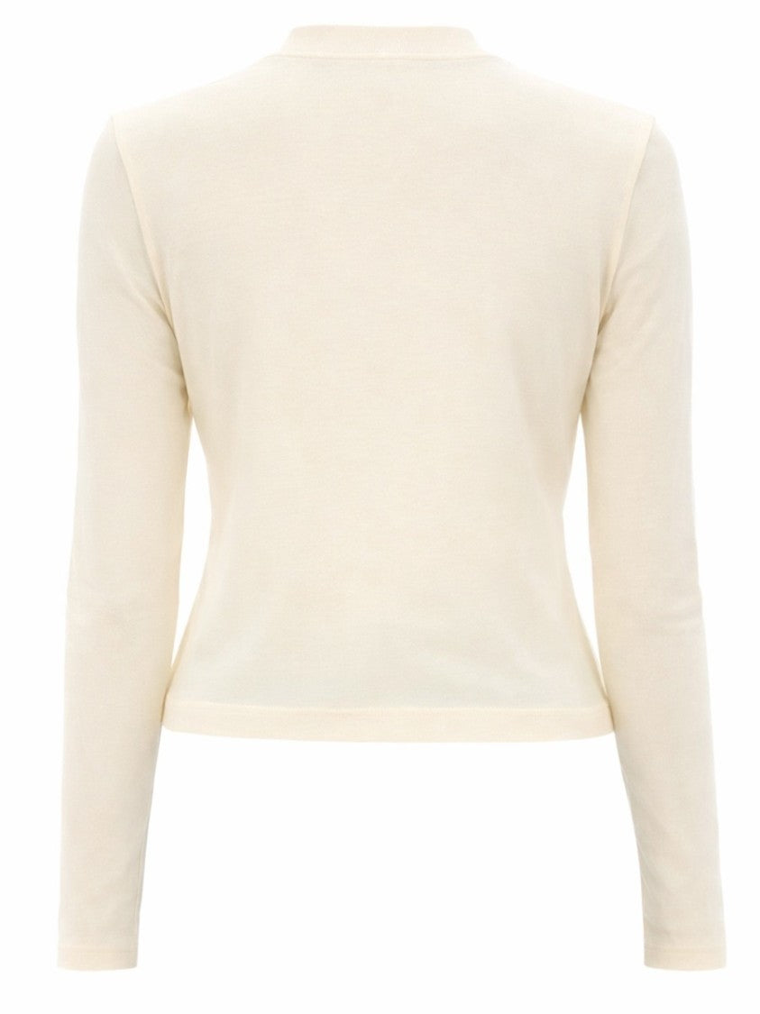 Jacquemus Fitted Slightly Cropped Logo T-Shirt