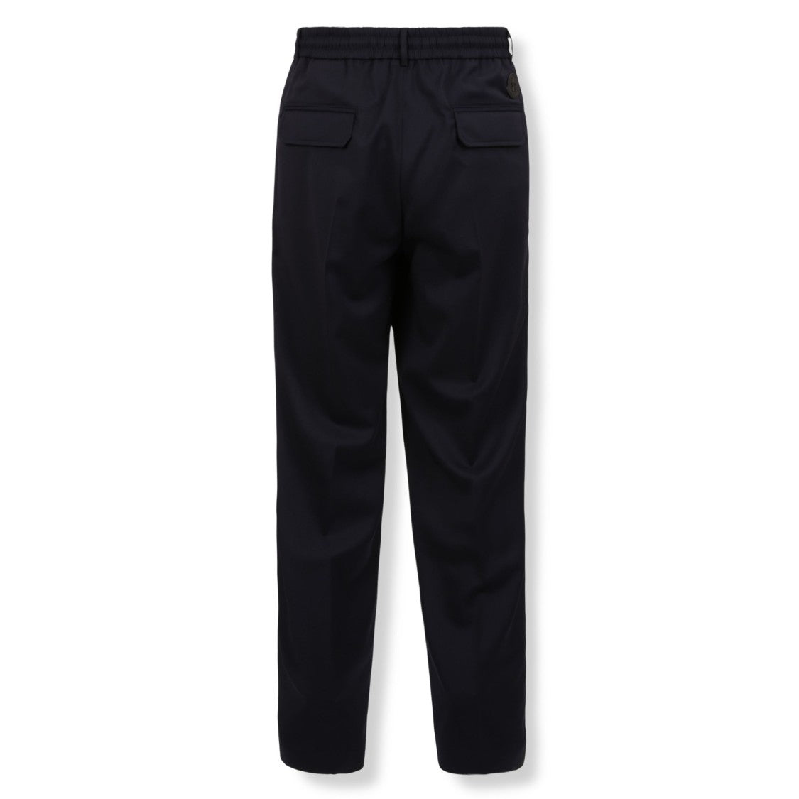 Moncler Tailored Black Pants With Elegant Pleats