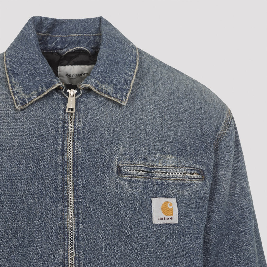 Carhartt Wip Blue Cotton Og Detroit Jacket