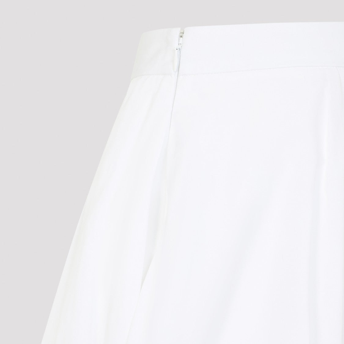 Jil Sander Voluminous White Cotton Bermuda