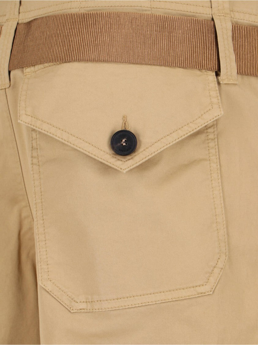 Seafarer Brown Wide Leg Cotton Pants