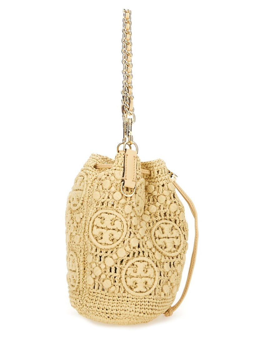 Tory Burch Monogram T Bucket Bag