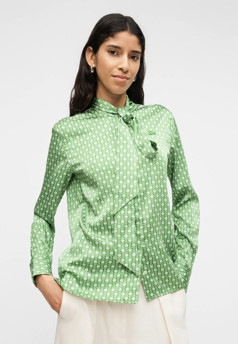 Lacoste Green Regular Fit Detachable Shirt