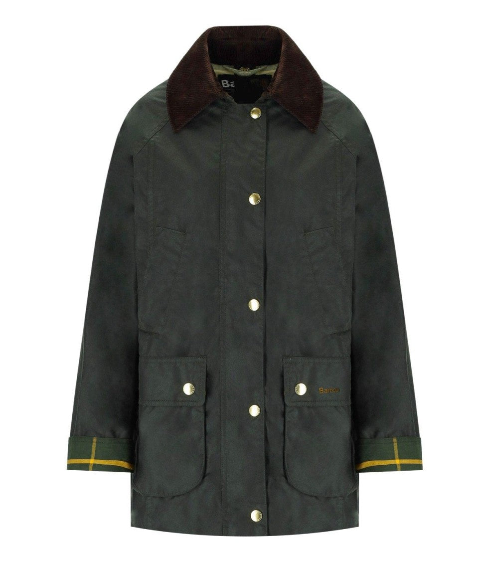 Barbour Beadnell Wax Sage Green Jacket