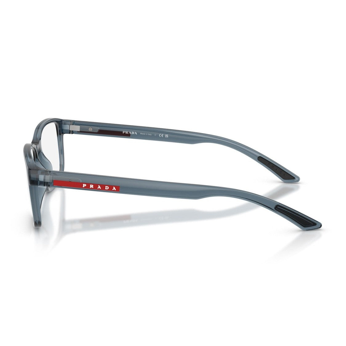 Prada Linea Rossa Blue Ps 06Rv Propionate Rectangular Sunglasses