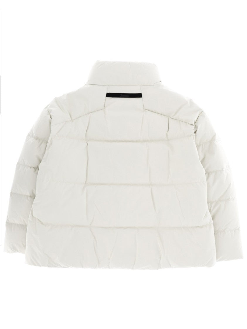 Laminar Quilted Polyamide Belted Down Jacket