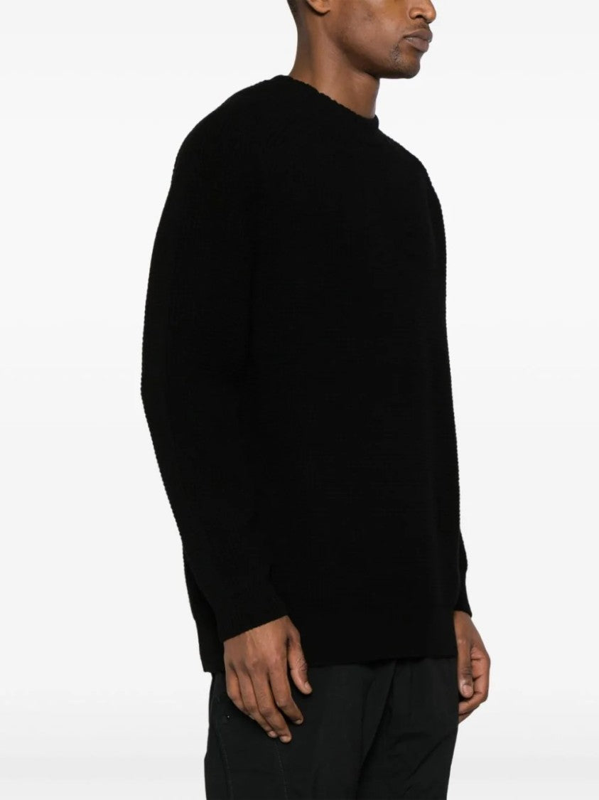 Ten C Relaxed Fit Textured Knit Sweater