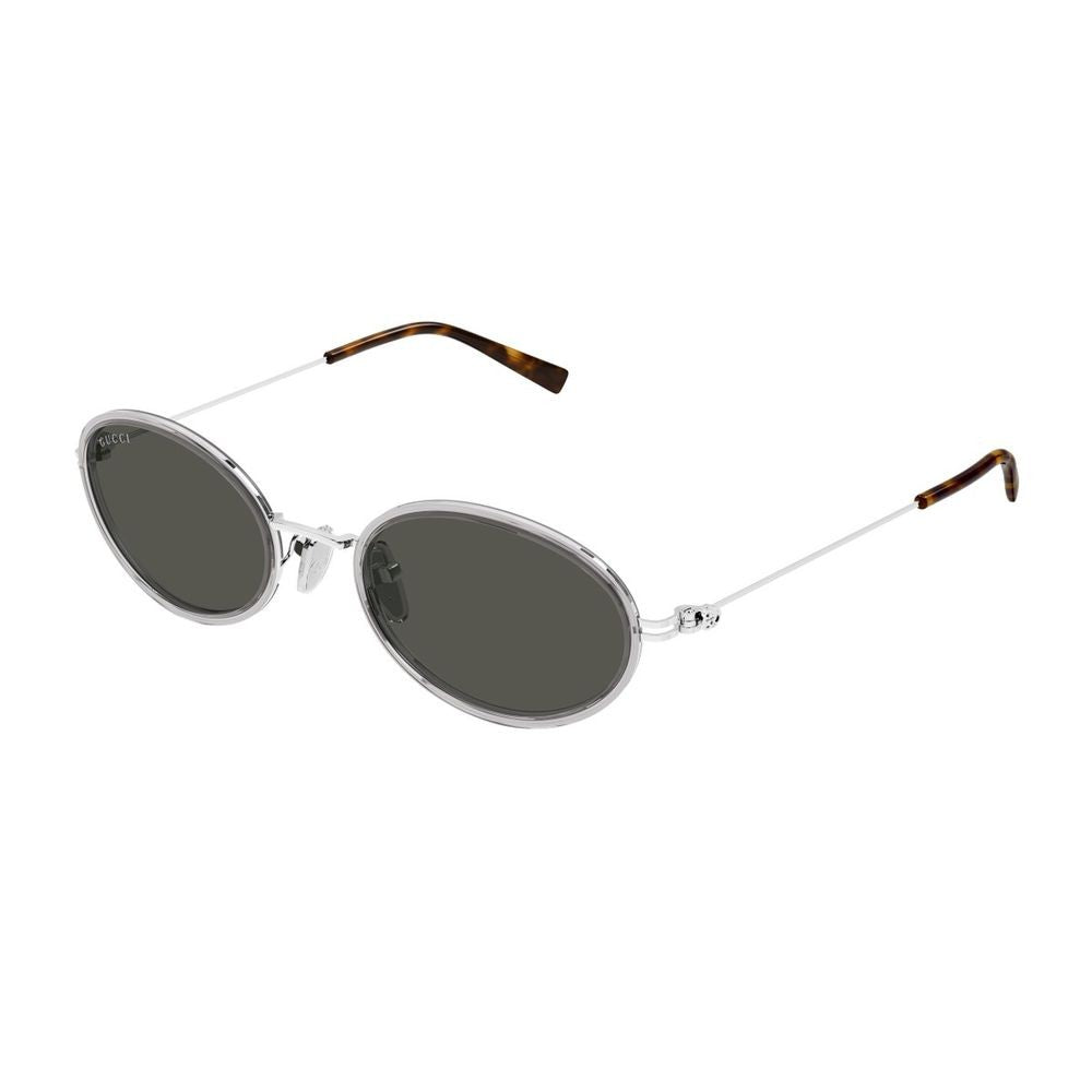 Gucci Gg1980s Emblem Line Silver-Tone Metal