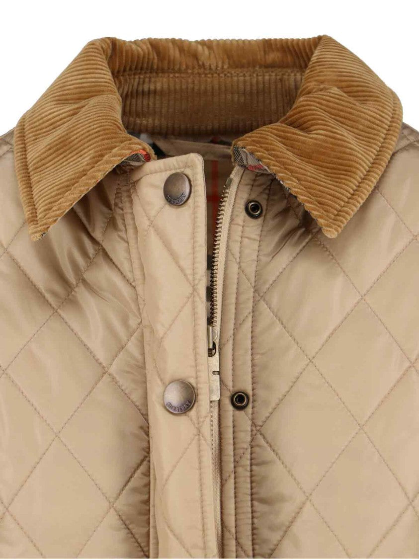 Burberry Quilted Jacket – Beige