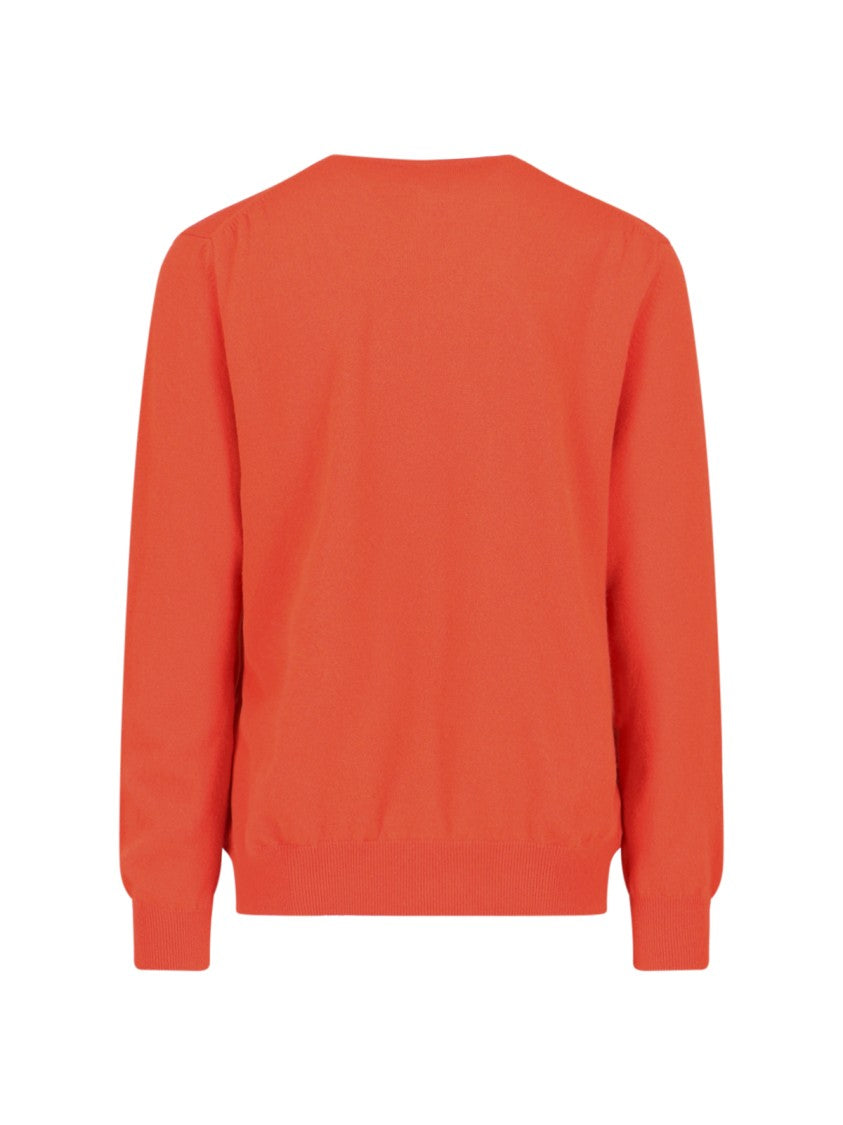 Comme Des Garçons Crewneck Sweater With Straight Hem