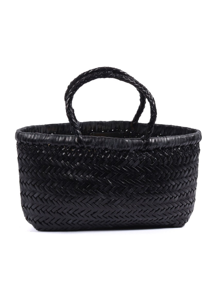 Dragon Diffusion Black Mini Gora Basket Handbag
