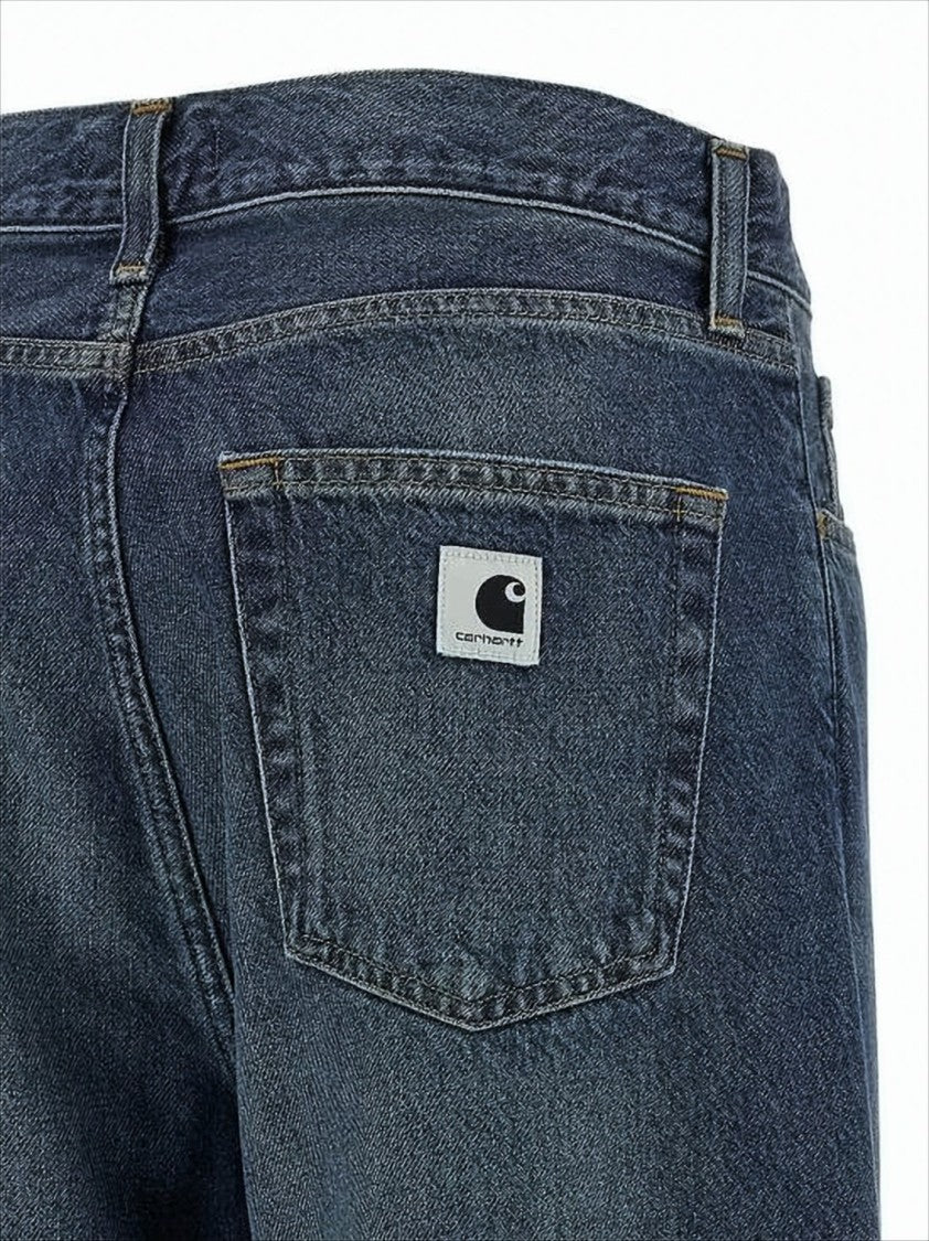 Carhartt Wip Straight-Leg Denim Pants With Classic Five-Pocket Design