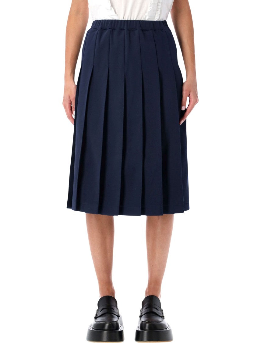 Comme Des Garçons Pleated Midi Skirt