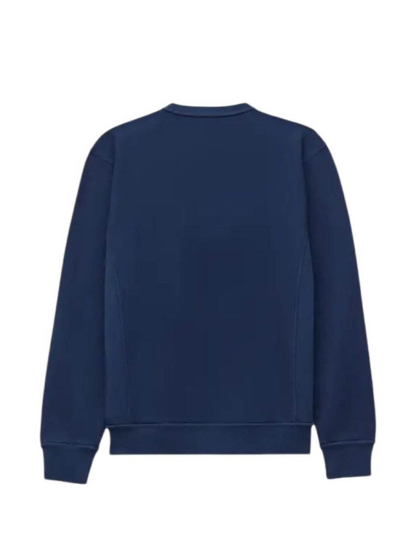 Kenzo Navy Blue Embroidered Crew Neck Sweatshirt