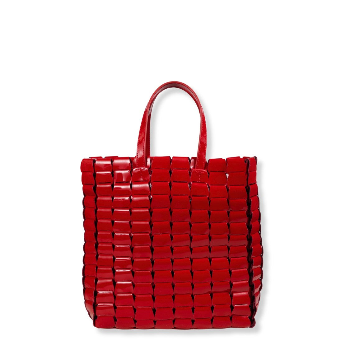 Dragon Diffusion Structured Handbag With Top Handle And Minimalist Design