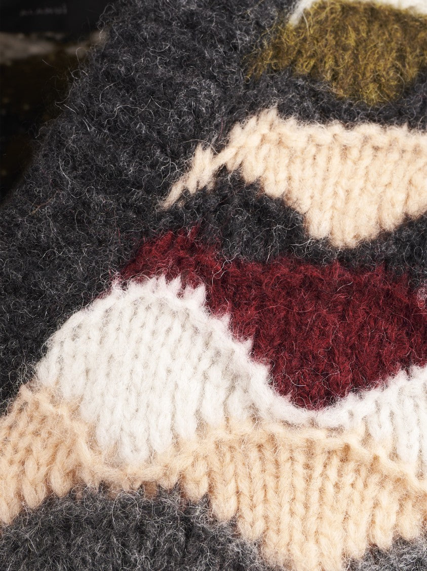 Alanui Shattered Stripes Knit Vest