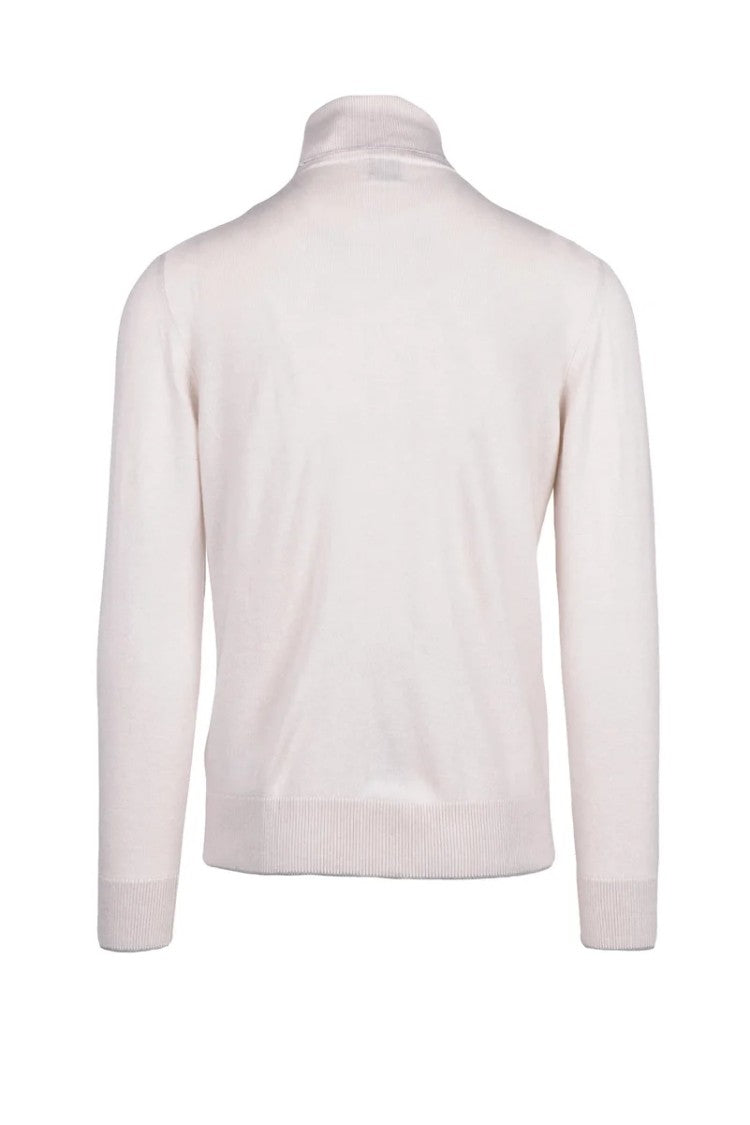Eleventy Cashmere Turtleneck Sweater - White