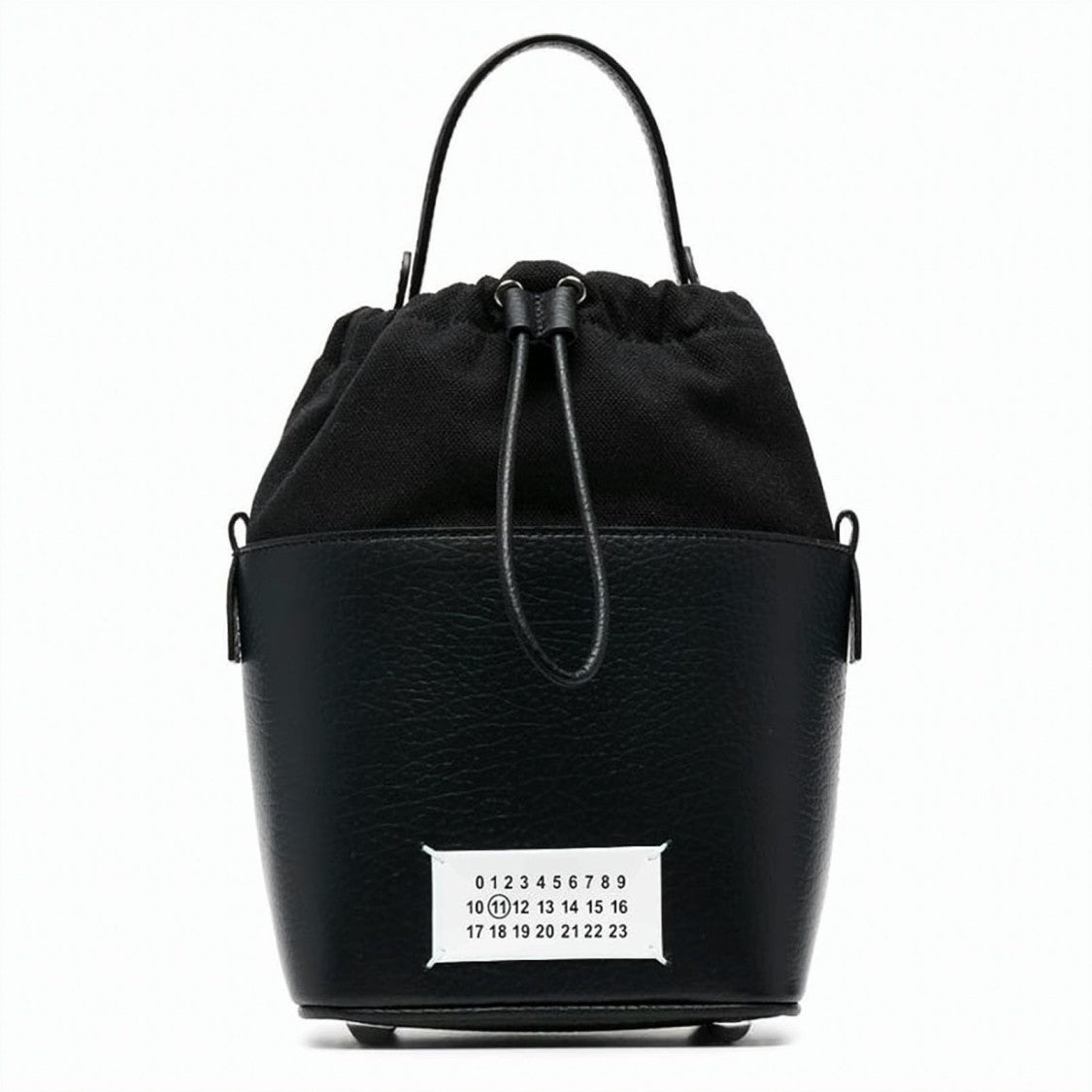 Maison Margiela Textured Calf Leather Small Bucket Bag