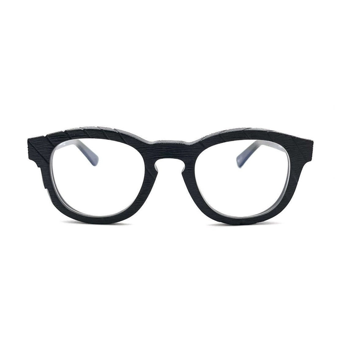 Toffoli Costantino Black Tblack 03 Celluloid Ruotino Square Sunglasses